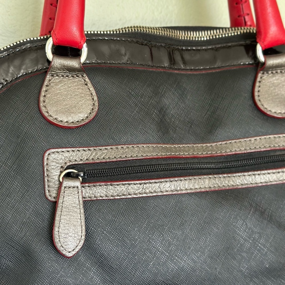 Brighton Red and Black Tote Bag - Picture 9 of 11